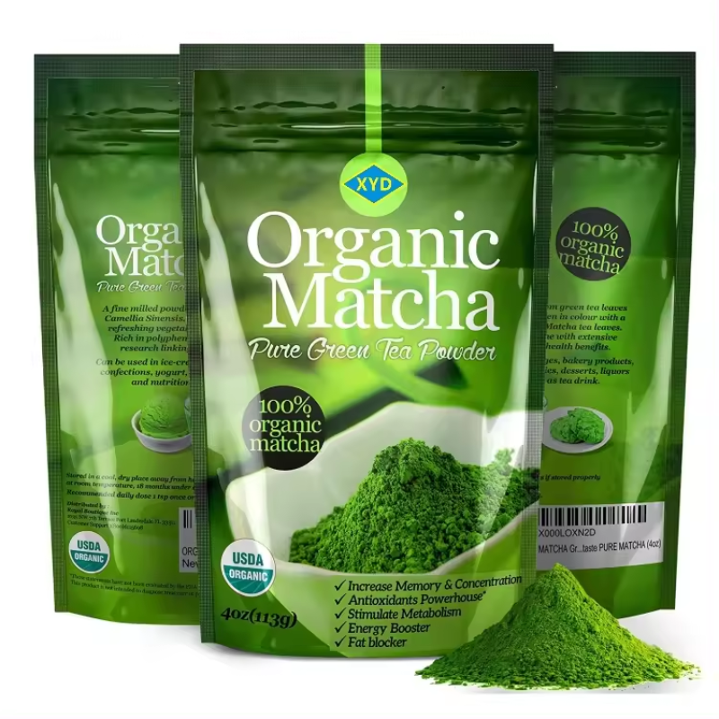 Hot Selling Customize Label Pure Natural Organic Matcha Tea Powder Wholesale Green Tea Daily Drinking