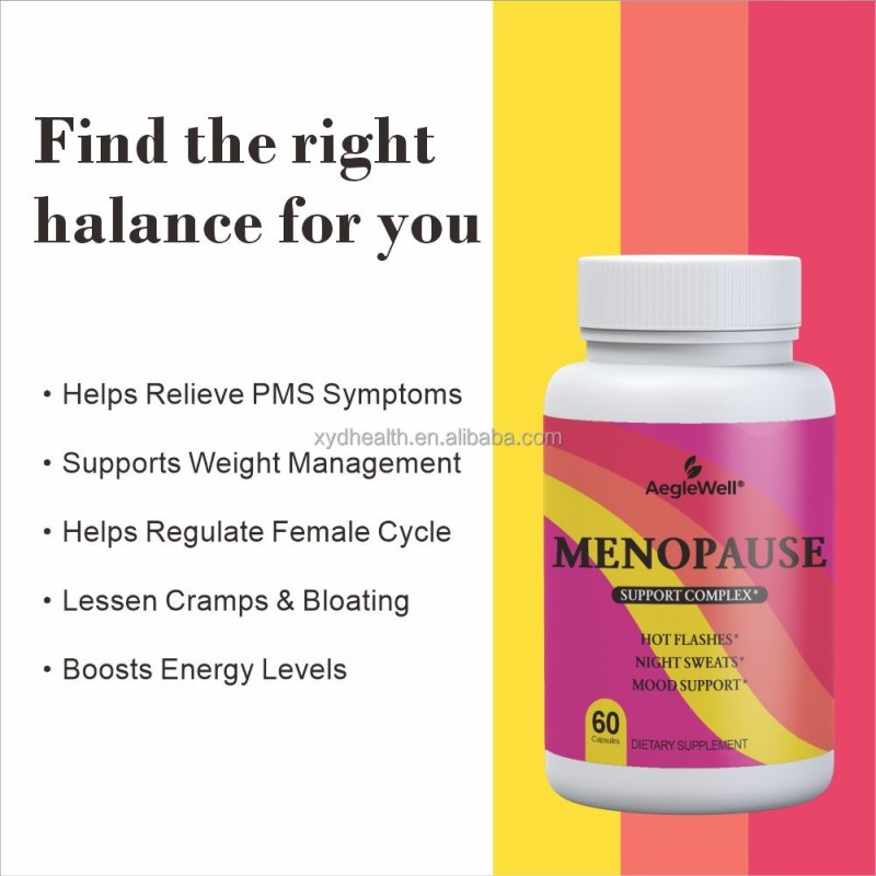 OEM Hot Selling Menopause Relief  Balance  Capsules for Women Weight Management