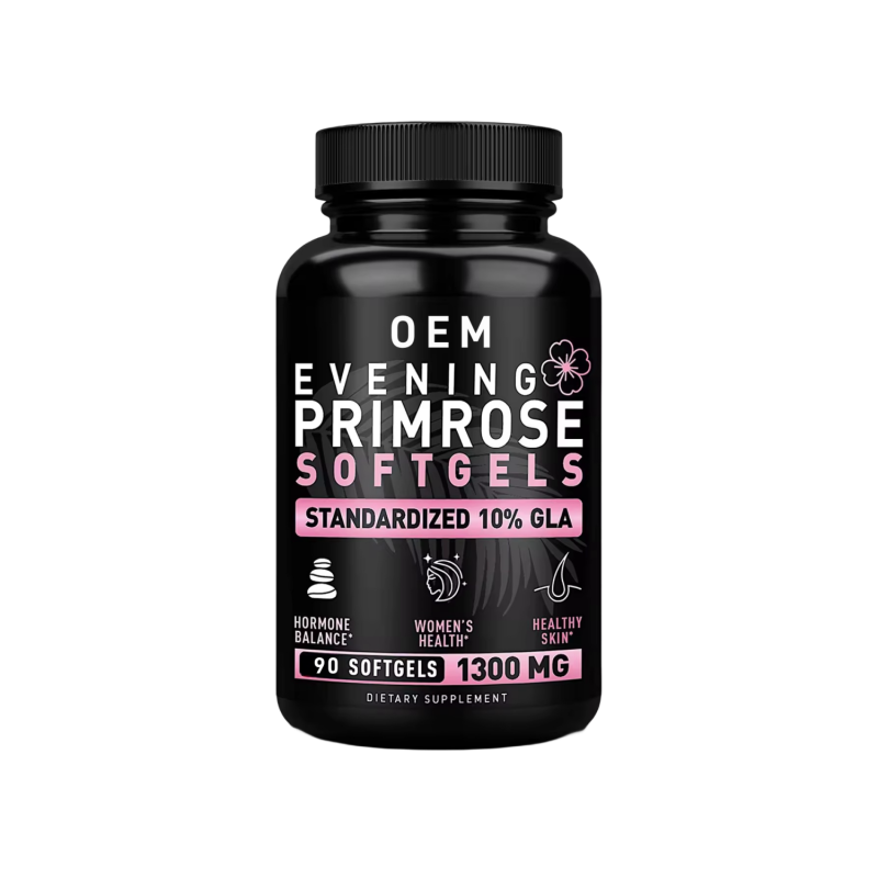 OEM Evening Primrose Oil Softgels Capsules Natural Balance Support Supplement for Women Skin Health