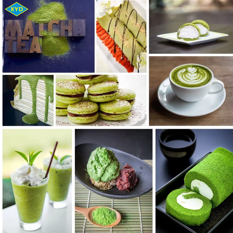 Hot Selling Customize Label Pure Natural Organic Matcha Tea Powder Wholesale Green Tea Daily Drinking