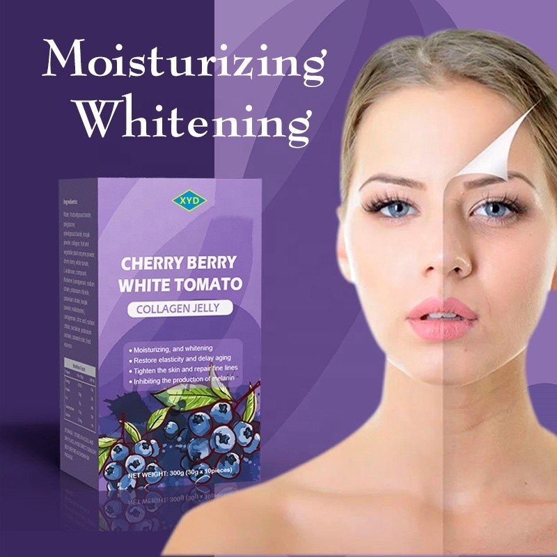 OEM Hot Selling Factory Supply Collagen Jelly with Cherry Berry White Tomato Delay Melanin Beauty Products