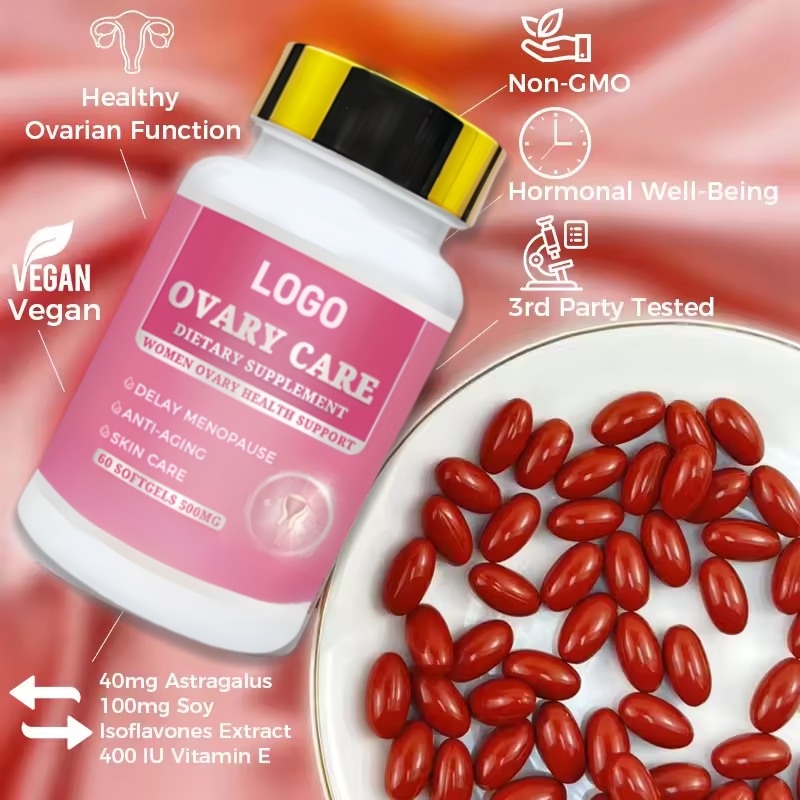 OEM Ovary Health Ovary Care Soy Isoflavones Extract Sofetgel Ovary Care SoftGels