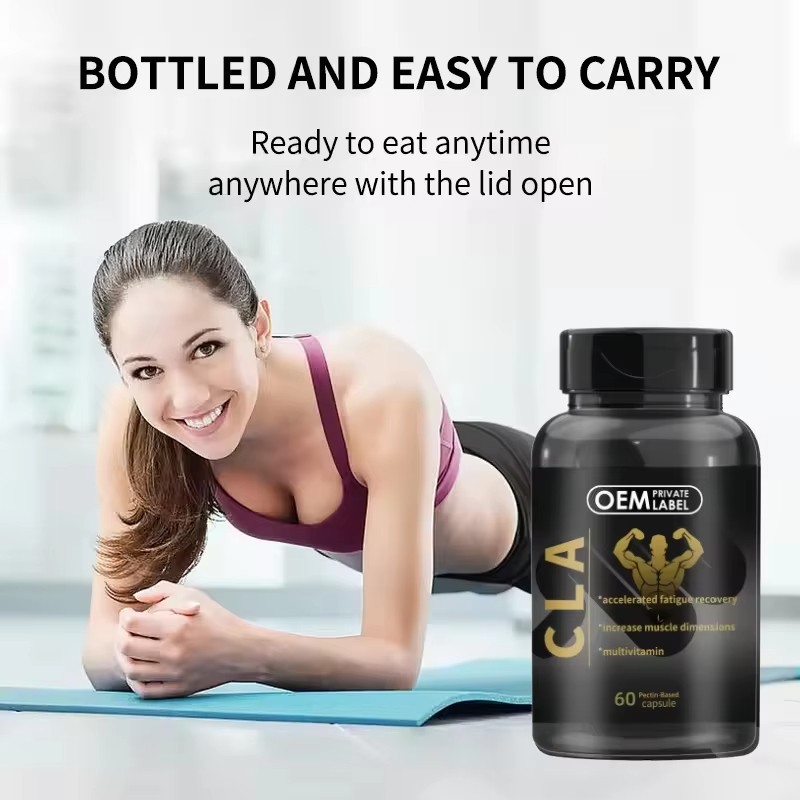 Private Label Supply  3000 CLA Capsules Sport Supplement CLA Softgel Capsule  Promote Energy Body Building Weight Gainer Capsule