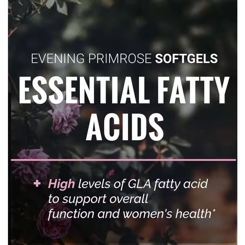 OEM Evening Primrose Oil Softgels Capsules Natural Balance Support Supplement for Women Skin Health