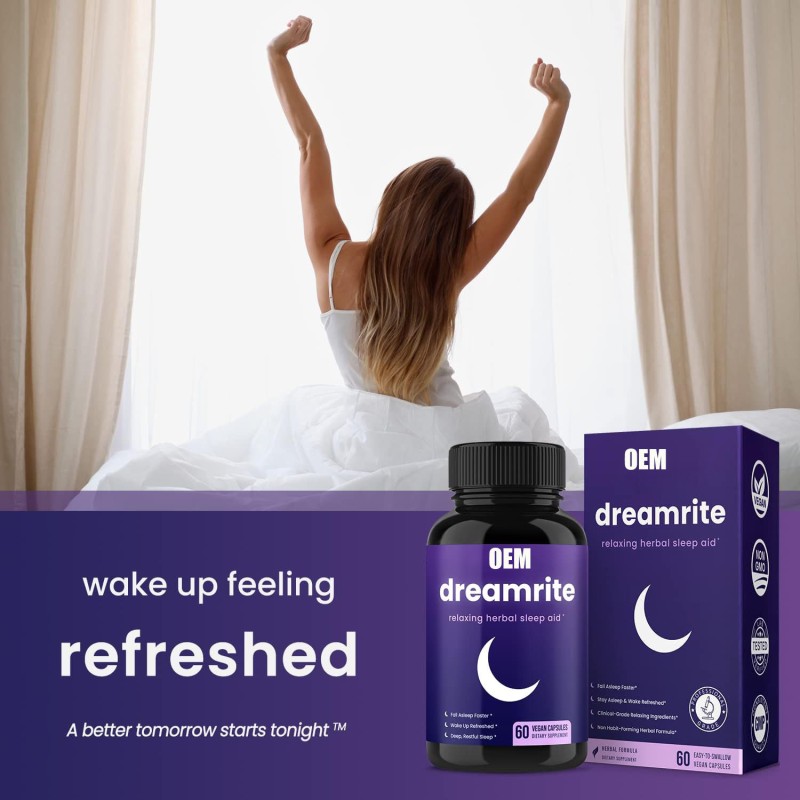 OEM Private Label Sleeping Melatonin Capules for Adults
