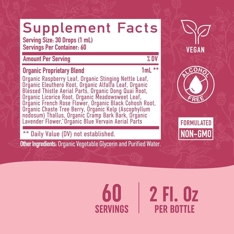 OEM 60ML Hormone Balance Liquid Drops PMS Relief  Drops