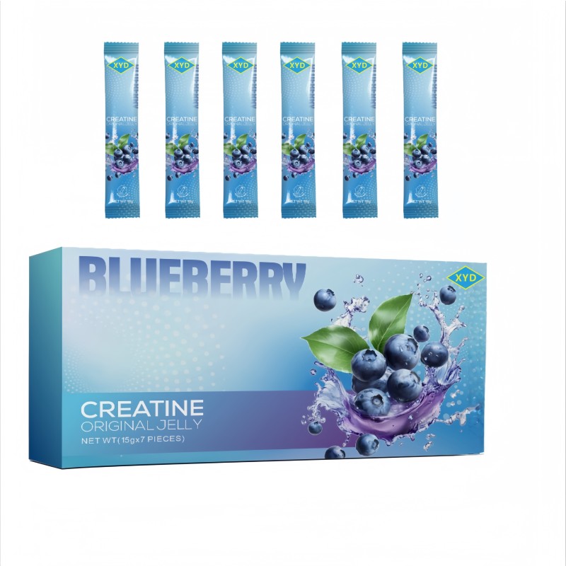 XYD Unique Potential New Products Pre-Workout Jelly Creatine Monohydrate Blueberry Flavoured Jelly Muscle Building Supplements