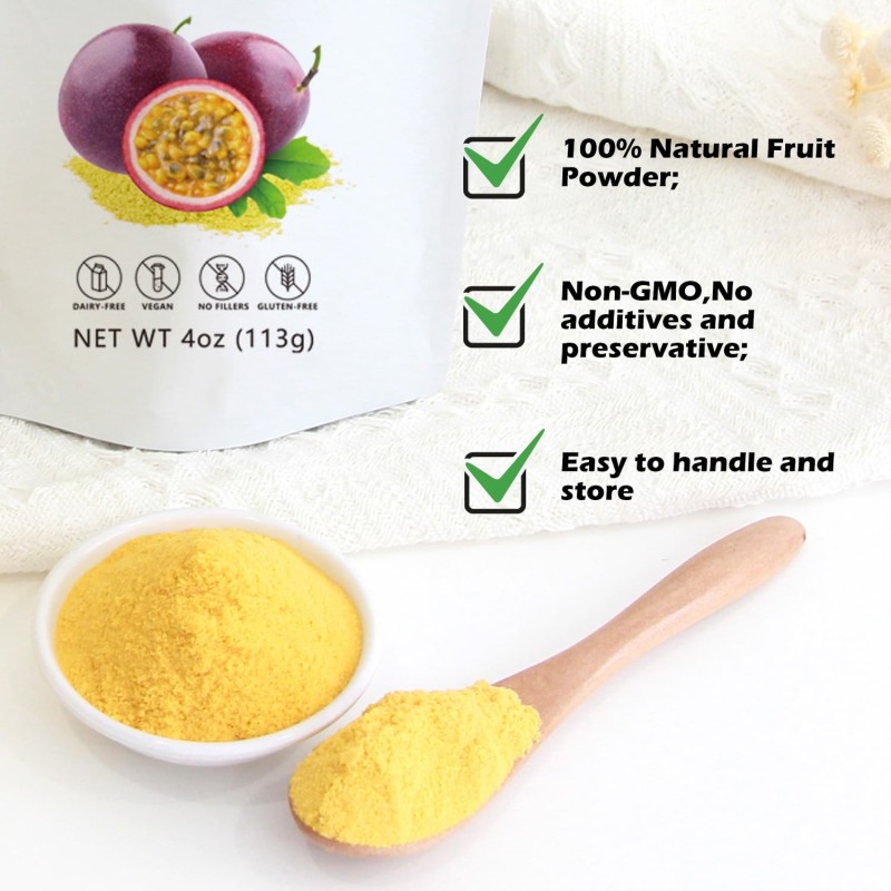 OEM Private Label Wholesale High Quality Organic Freeze Dried Passion Fruit Powder