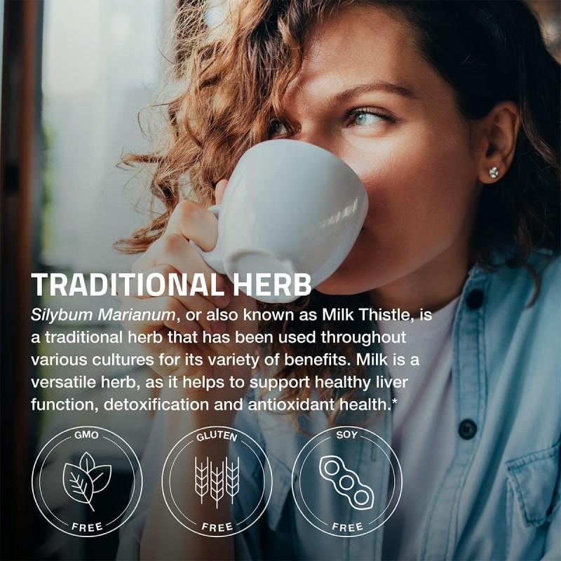 OEM Private Label Milk Thistle 1000 MG Capsules Silybum Marianum for Antioxidant & Liver Health Support