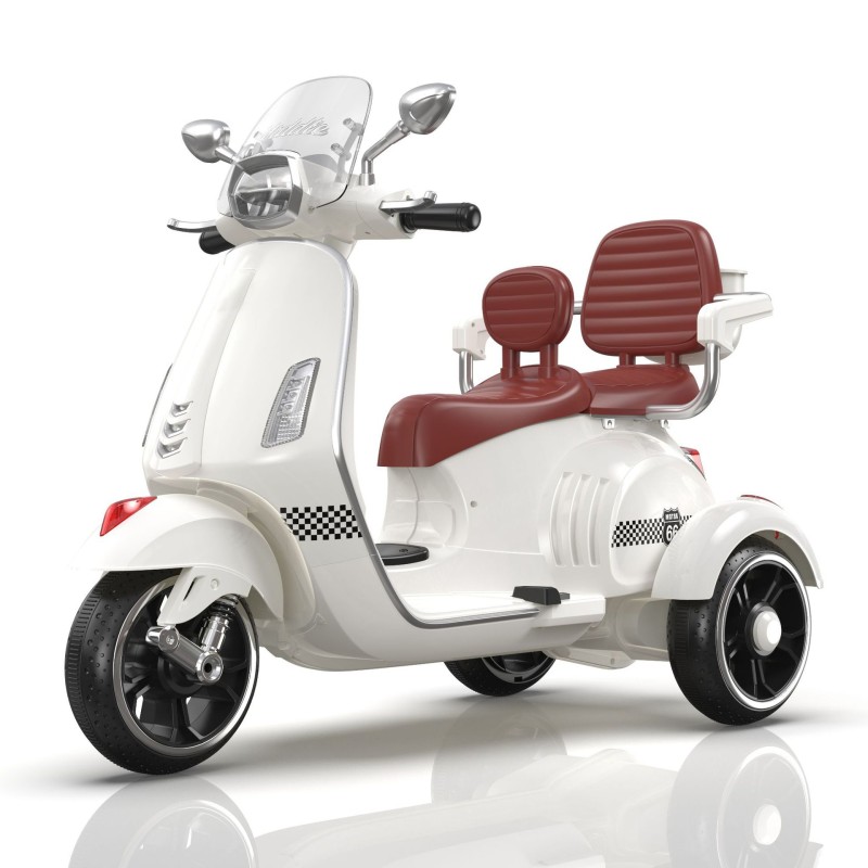 Electric Tricycle Manufacturer - Double-Seater Lights Music Remote