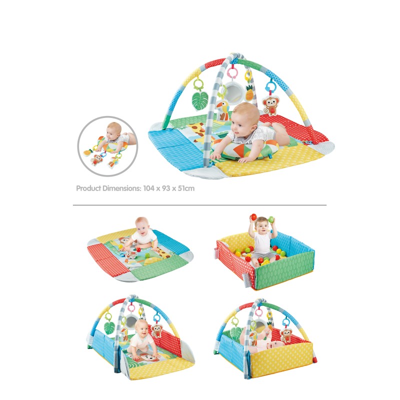 Baby Mat Factory - Polygonal Fence Foldable Educational Soft