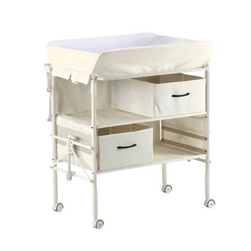 Baby Care Stand Factory - Foldable Movable Changing Clothes