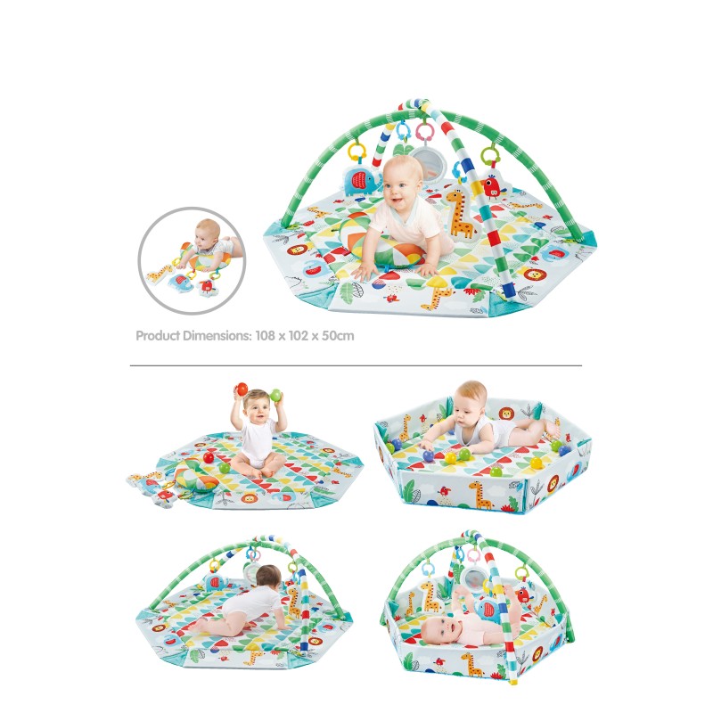 Baby Mat Manufacturer - Polygonal Fence Fitness Stand Toy