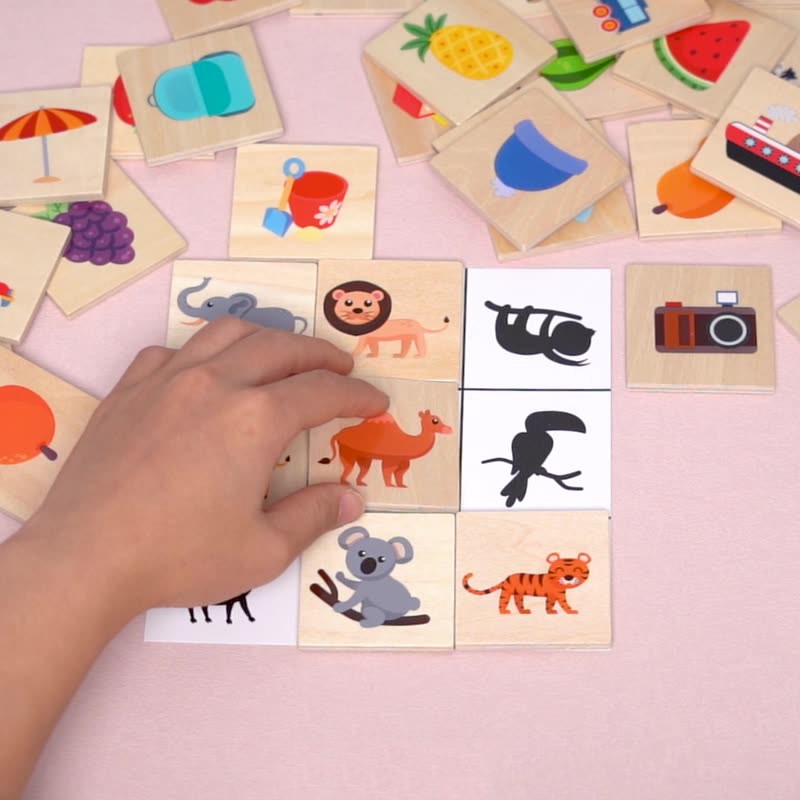 Puzzle Game Factory - Shadow Animal Matching Parent-child