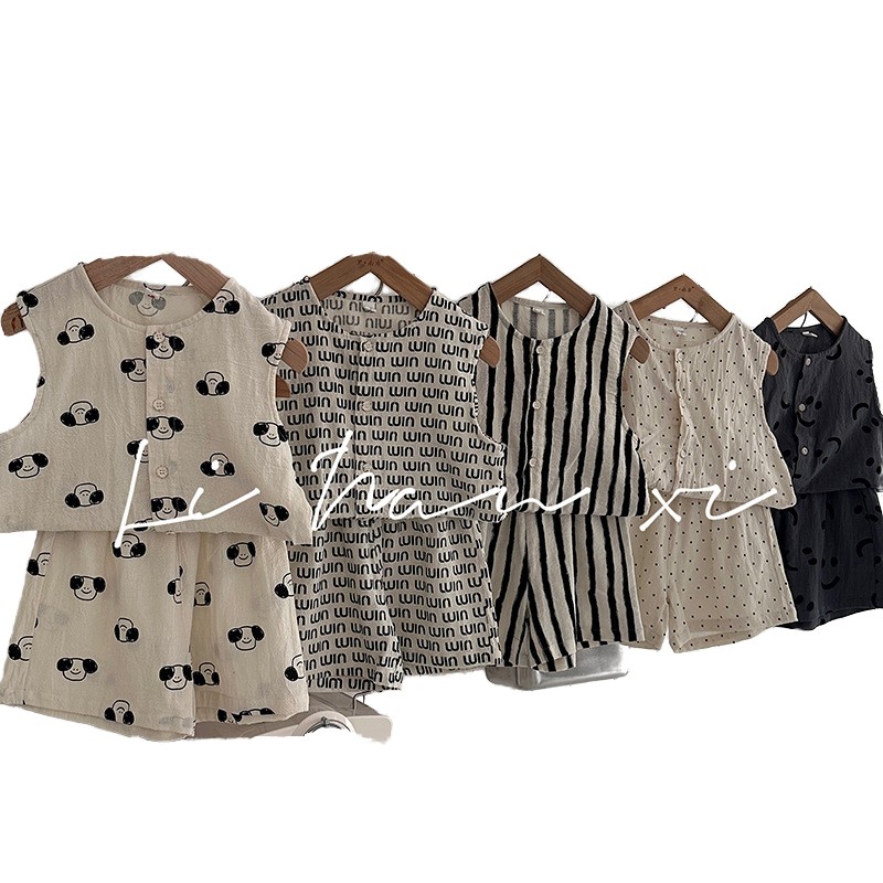 Kids Tank Top Factory - Summer Knitted Cotton Candy Color