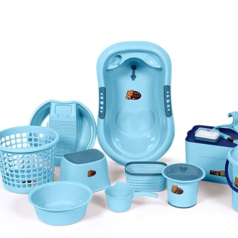 Newborn Tub Factory - 12 Piece Set Laundry Bath Gift Set