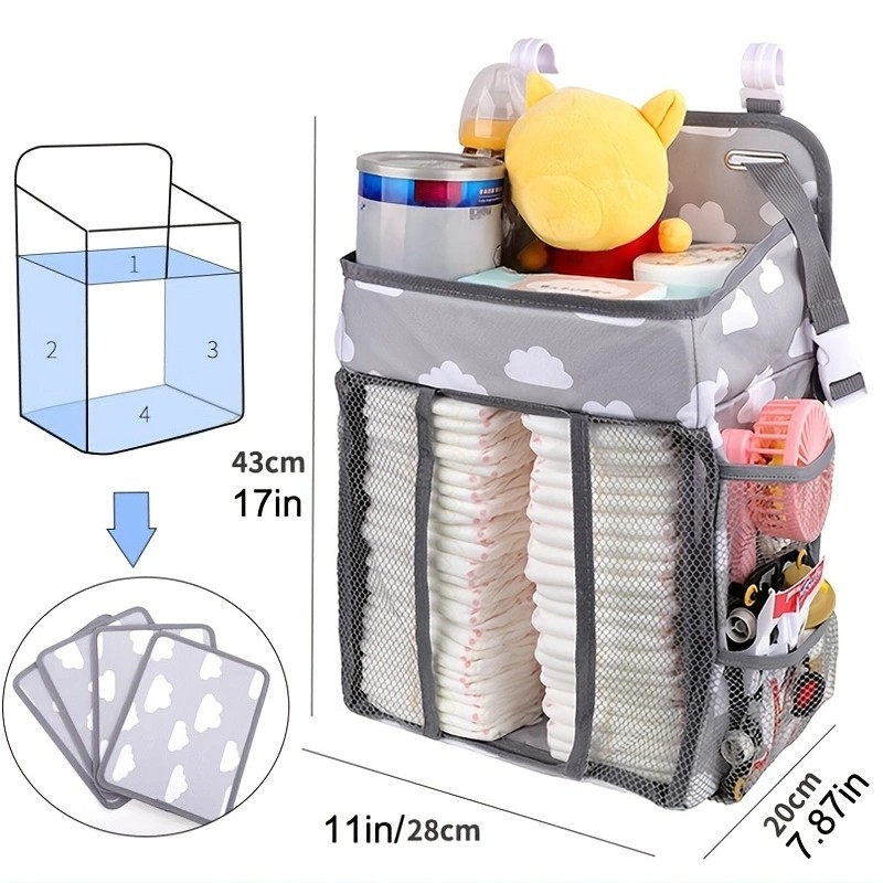 Diaper Holder Factory - Adjustable Multi Bag Storage Hanging