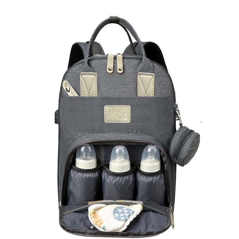 Diaper Bag Manufacturer - Large-capacity Nylon Lightweight Backpack