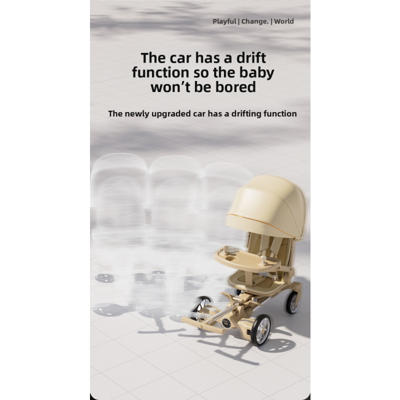 Baby Stroller Manufacturer - Four-wheel High View Lightweight