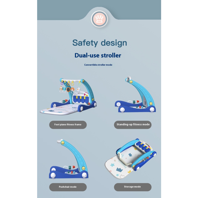 Baby Exercise Frame Factory - Foldable Piano-shaped Multi-functional