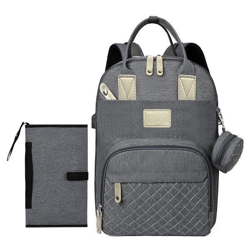 Diaper Bag Manufacturer - Large-capacity Nylon Lightweight Backpack