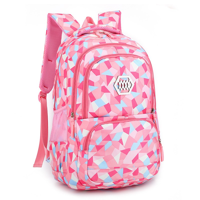 Student Backpack Manufacturer - Load Reduction Waterproof Geometric