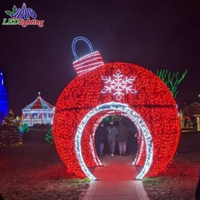 Christmas Ball Light Factory - Outdoor Commercial Decor 3D Giant