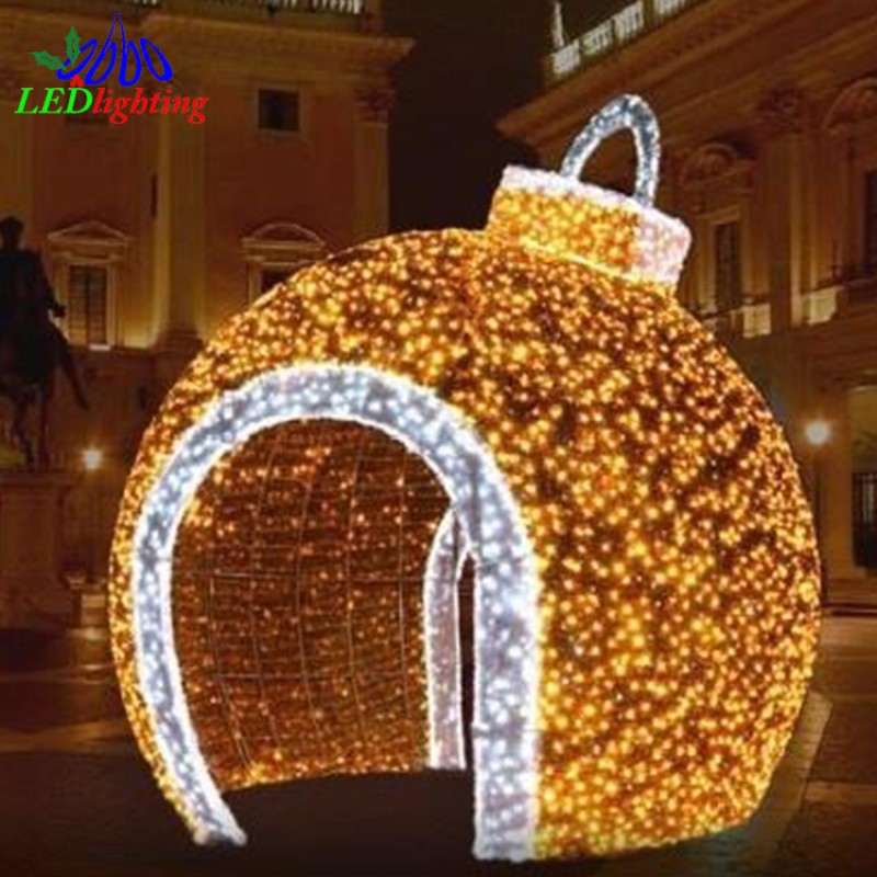 Christmas Ball Light Factory - Large Arch Outdoor Waterproof 3D