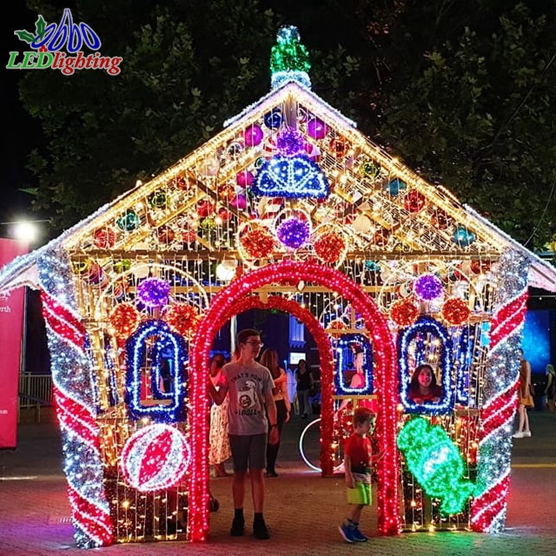 Candy House Light Manufacturer - Large 3D Sculpture Lighting Outdoor