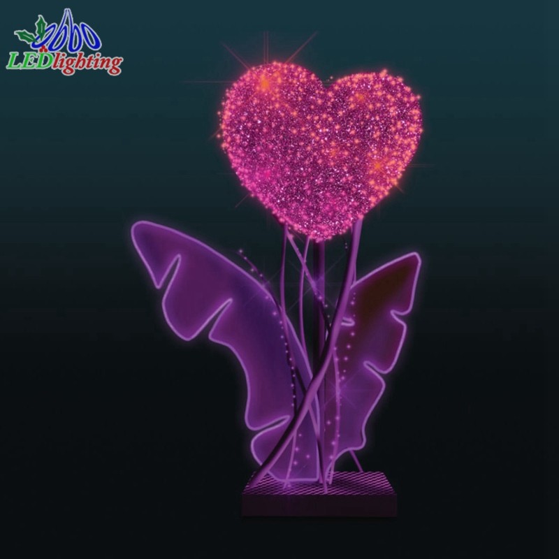 Love Light Manufacturer - Lighted Love Heart Commercial Street