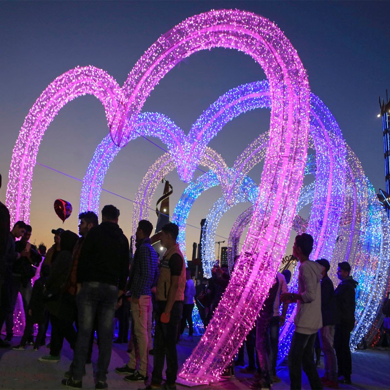 LED Arch Light Factory - Energy Saving Safety Outdoor Christmas