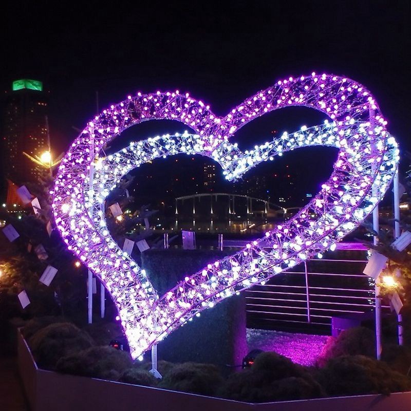 LED Tunnel Light Manufacturer - 2024 Outdoor 3d Led Heart-shaped