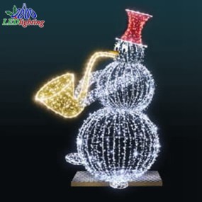 LED Motif Light Factory - 2025 New Arrival 3D Snowman Outdoor