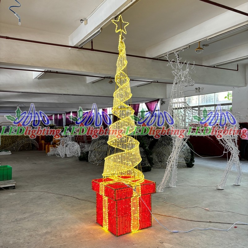 Tree Motif Light Manufacturer - Commercial Grade Outdoor Giant 3D