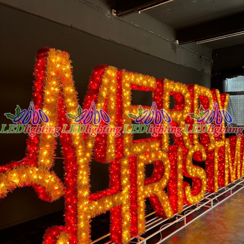 Christmas Sign Factory - Wholesale Custom Merry Lighting Letter