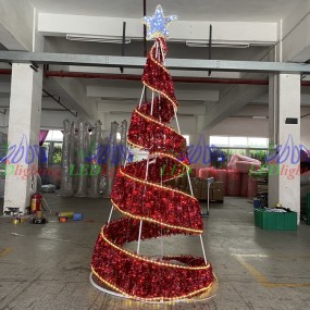 LED Tree Lights Manufacturer - Large Christmas Tree Outdoor Shopping