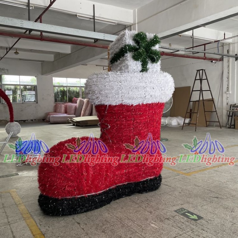 Santa Boot Light Factory - 3D LED Christmas Santa Waterproof