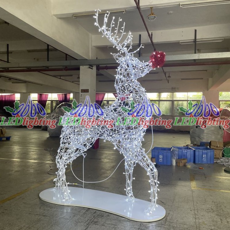 LED Deer Light Factory - Custom Made Large 3D Illuminated Family