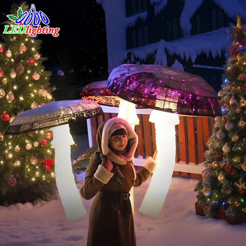 LED Mushroom Light Factory - Customization 3d Lighted Led Motif