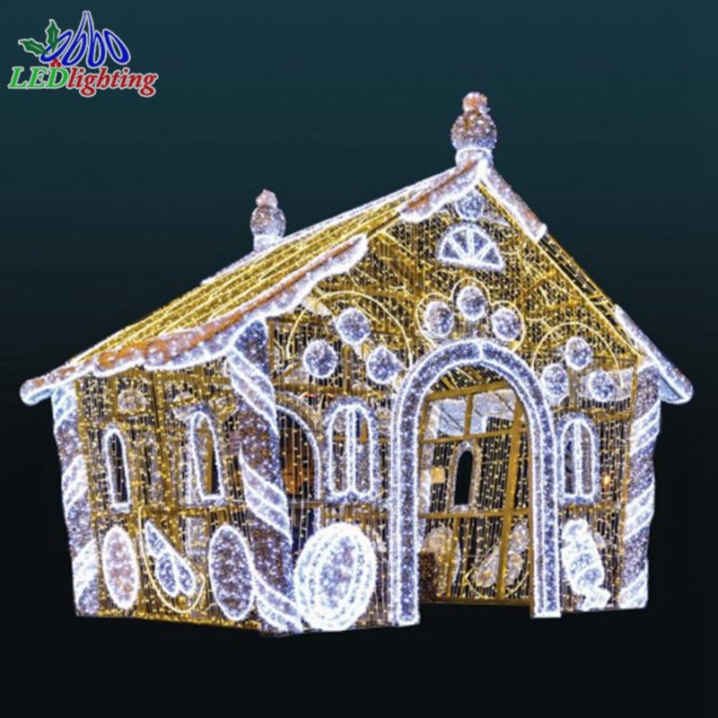 Candy House Light Manufacturer - Large 3D Sculpture Lighting Outdoor