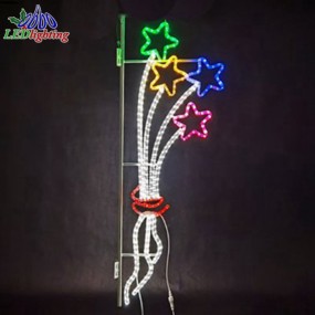 Pole Motif Light Manufacturer - Waterproof IP65 2D Star Patterns