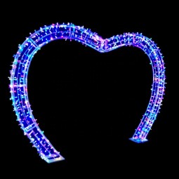 LED Tunnel Light Factory - 3D Heart Shaped Christmas Wedding