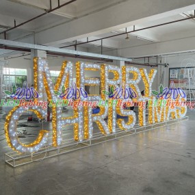 Christmas Light Manufacturer - Large Outdoor Giant Lighting Letter