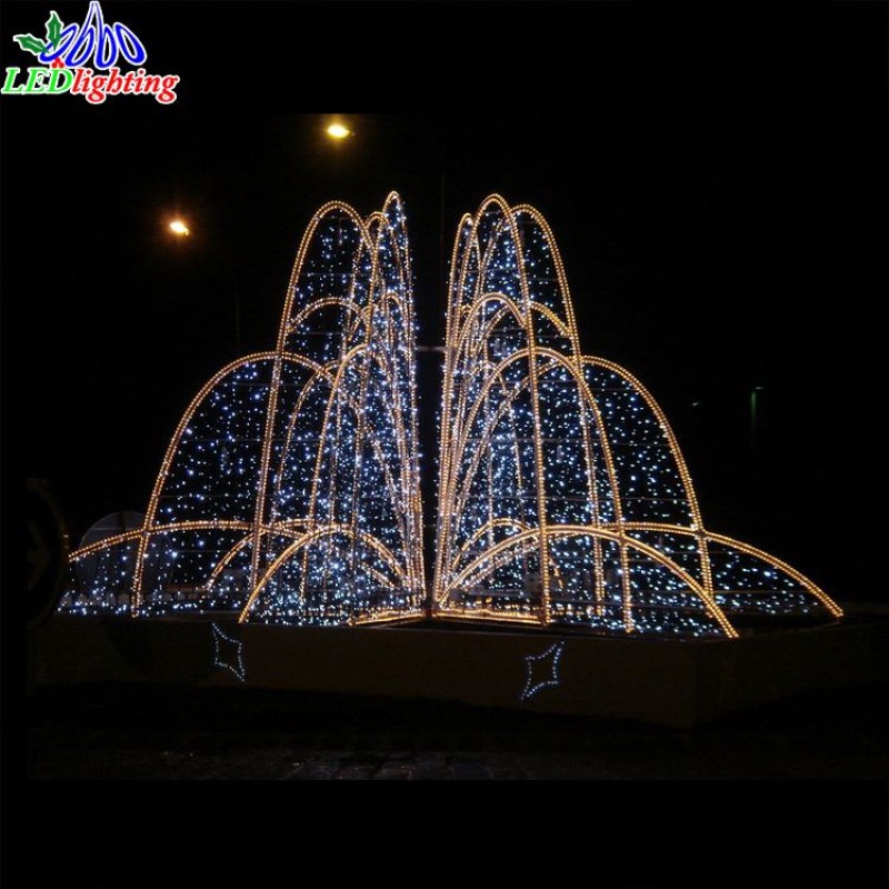 Fountain Light Factory - LED Christmas 3d Motif Fountain