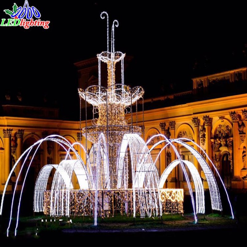 Fountain Light Factory - LED Christmas 3d Motif Fountain