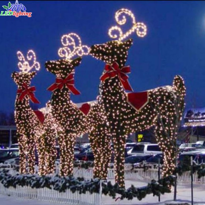 Christmas Horse Light Factory - LED Horse With Sleigh Set