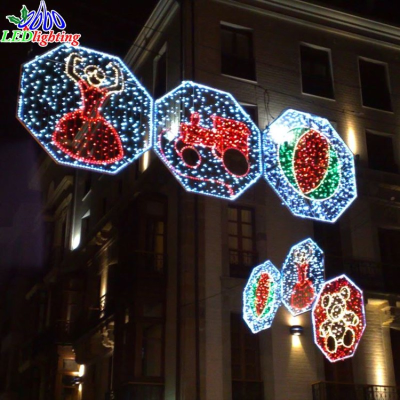 LED Chandelier Manufacturer - 3d Led Pendent Street Motif Decor