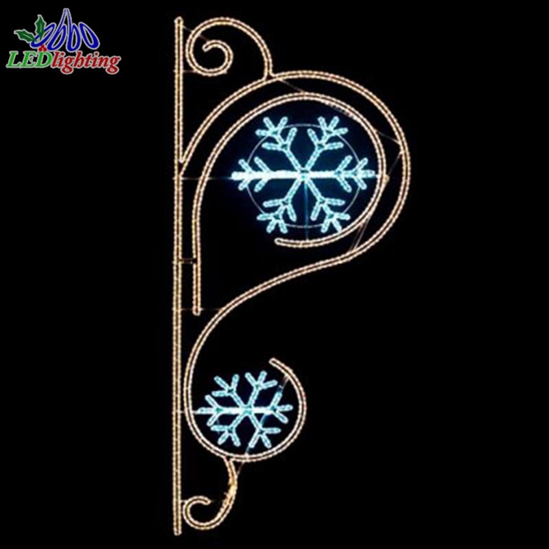Pole Motif Light Manufacturer - Commercial Grade 2D Iron Frame