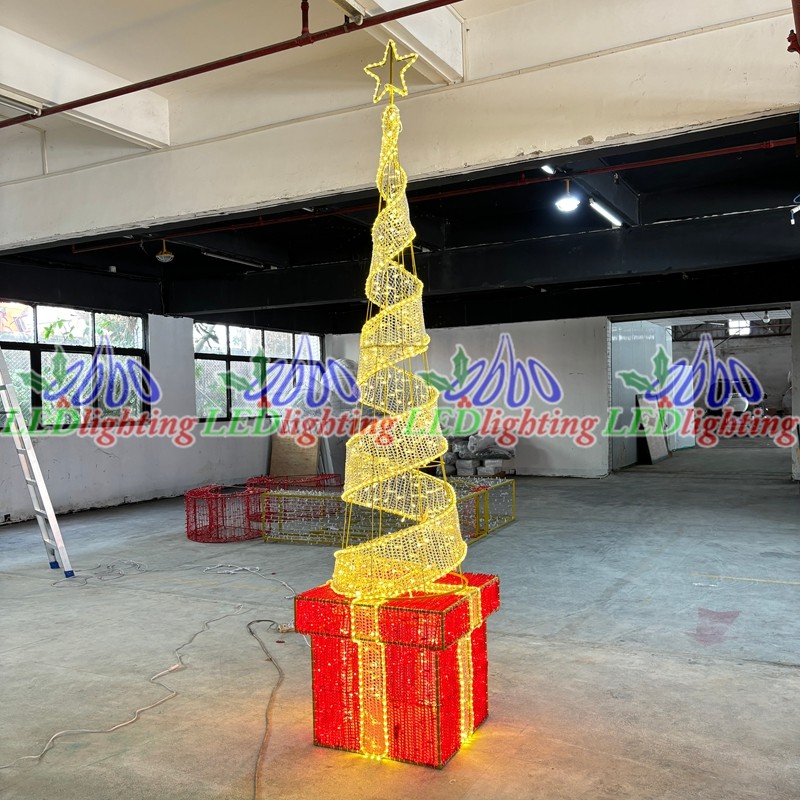 Tree Motif Light Manufacturer - Commercial Grade Outdoor Giant 3D