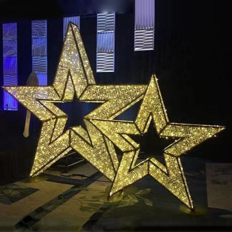 Star Light Factory - Customized Giant 3D LED Iron Frame